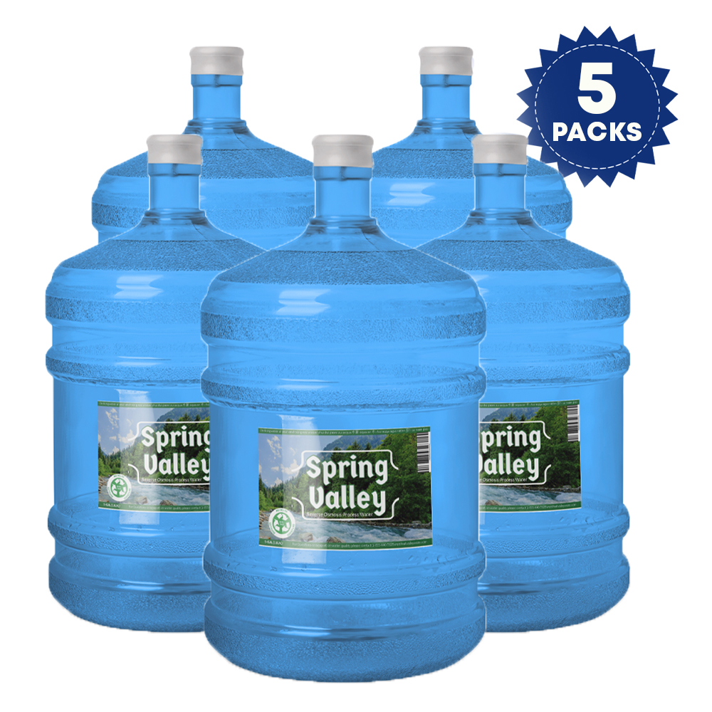 Spring Valley 5g Bottled Water 5 Pack